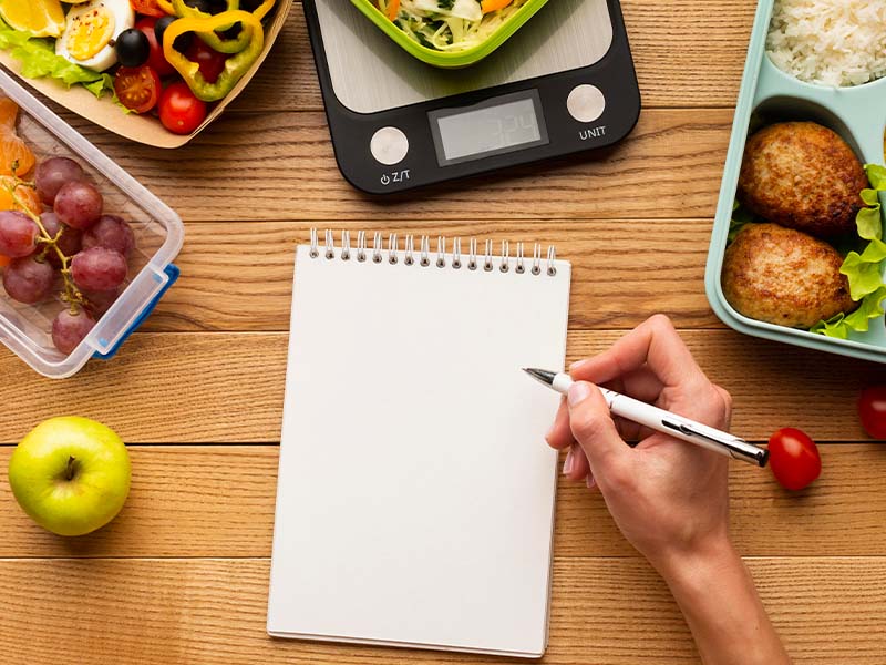 Imagem ilustrativa de planejamento alimentar